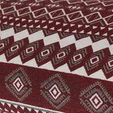 #DoYourYoga Yoga-Bolster Paravati Rot-Weiß, gefüllt mit Bio-Buchweizenschalen, 67x22x13 cm, abnehmbarer Bezug, nachhaltig und pflegeleicht.