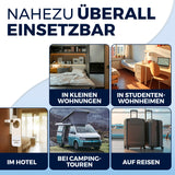 CLEANmaxx Faltbare Mini-Waschmaschine – leise & kompakt, ideal für kleine Wohnungen, Reisen, Camping und Studentenwohnheime.