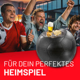 LUMALAND EM 2024 Fußball-Sitz-Kühlbox 41 L als Sitz, Tisch und Kühlbox im Fußball-Design für EM-Fans und großes Volumen