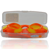 #DoYourSwimming Kinder-Schwimmbrille Picco Orange/Gelb mit 100% UV-Schutz und Antibeschlag für sicheren Sitz und hohen Tragekomfort