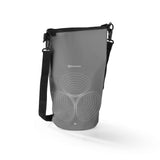 #DoYourOutdoor Dry Bag 5L - Grau wasserdichter, robuster Outdoor-Rucksack mit verstellbarem Schultergurt und Rolltop-Verschluss.