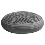 World Fitness Ballsitzkissen "Blowup" - Inkl. Pumpe - Ø 33 cm - Space Grau ergonomisches Balancekissen mit Massage-Noppenstruktur.