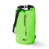 Where Tomorrow Dry Bag 10L - Style 02 - Grün, wasserdichter, robuster Outdoor-Rucksack mit UV-Schutz und verstellbarem Schultergurt.