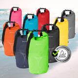 #DoYourOutdoor Dry Bag 20L - Grün, wasserdichter, robuster Outdoor-Rucksack mit Rolltop-Verschluss und verstellbarem Schultergurt für Abenteuer.