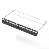 MAXXMEE Multi-Raclette-Grill - 3in1 - 1200 W - schwarz Drehspieß mit neun automatischen kleinen Spießen, hochwertig verarbeitet.
