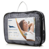 LUMALAND Sonnensegel 100% HDPE mit Stabilisator für UV-Schutz - Rechteck 3 x 4 Meter - Dunkelgrau verpackt in Tasche