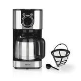 BEEM Kaffeemaschine Fresh-Aroma-Switch Thermo mit doppelwandiger Isolierkanne, Timer, LED-Touch-Display und herausnehmbarem Filtereinsatz.