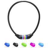 #DoYourFitness Fahrradschloss »Protector« mit 4-stelligem Zahlenschloss, 60 cm lang, schwarzer Kunststoffüberzug für sicheren Diebstahlschutz.