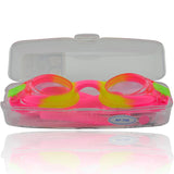 #DoYourSwimming Kinder-Schwimmbrille Picco Pink/Gelb mit 100% UV-Schutz und Antibeschlag für sicheren Sitz und Komfort.