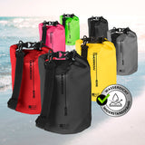 Where Tomorrow Dry Bag 5L - Style 02 - Schwarz robust und wasserdicht in verschiedenen Farben für Outdoor-Abenteuer.