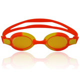 #DoYourSwimming Kinder-Schwimmbrille Picco in Orange/Gelb mit 100% UV-Schutz, Antibeschlag und sicherem, bequemem Sitz.