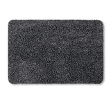 EASYmaxx Schmutzfangmatte Magic Step 40x60 cm grau mit rutschfester Unterseite, ideal für Innen- und Außenbereiche, maschinenwaschbar.