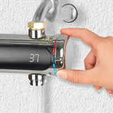 EASYmaxx Universal-Durchlauferhitzer mit digitaler LED-Temperaturanzeige für sofort warmes Wasser und niedrigen Verbrauch.