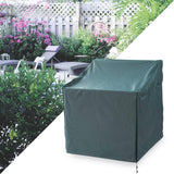 LUMALAND Abdeckung für Patio Stühle - 84,9 x 66,8 x 88,9 cm - Grün/Grau, wasserdichte Schutzhülle für Gartenstühle.