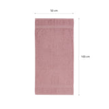 LUMALAND Premium Frottee-Handtuch - 50 x 100 cm - 4er Set - Lavendel in hochwertiger Baumwolle mit perfekter Größe und schlichtem Design.