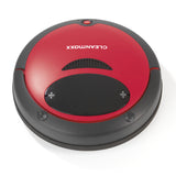 CLEANmaxx Saugroboter 2in1 in Rot-Schwarz mit sensorgesteuerter Navigation und Wischfunktion für gründliche Bodenreinigung.