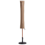 LUMALAND Abdeckung Schutzhülle für Sonnenschirm - 195 x 25/35 cm - robustes Oxford 600D Gewebe in Beige schützt vor Wind und Wetter.