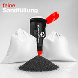 World Fitness Corebag Sandsack Carolous - Fitness Power Bag - 15 kg mit feiner Sandfüllung und robuster Nylonhülle für Functional Training.