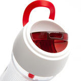 #DoYourFitness "DrinkUp" Sportflasche 850ml Rot mit auslaufsicherem Verschluss aus robustem Tritan-Material, spülmaschinengeeignet.