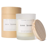 Luma Lab Series Duftkerze Mood "New Home" mit veganem Sojawachs und warmem Duft für eine gemütliche Wohnatmosphäre.