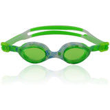 #DoYourSwimming Kinder-Schwimmbrille Flippo in Grün/Weiß mit 100% UV-Schutz, Antibeschlag und robustem Silikonband für Kinder.