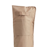 LUMALAND Abdeckung für Sonnenschirm 170x27,5/33,5 cm, robustes, wasserdichtes beige PVC-Oxford Gewebe mit Griffen und Tragetasche.