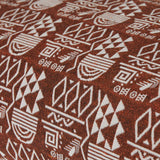 #DoYourYoga Yoga-Bolster Paravati gefüllt mit Bio-Dinkelspelz, 67x22x13 cm, Style 5 in Orange-Weiß, pflegeleicht und vielseitig.