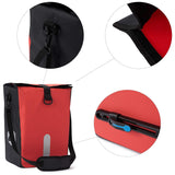 #DoYourSports Wasserdichte Fahrradtasche Roll-Top 21 L Rot mit Schnellverbindung, Schulter- und Haltegriff, reflektierend, wasserfest.