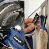 FLUFFINO® Hundehandtuch Mikrofaser – 4er-Pack in Beige & Blau, extra saugfähig, schnell trocknend, waschbar und handlich.