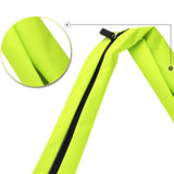 #DoYourFitness Laufgurt FunRunner grün mit wasserabweisendem Stoff und Reißverschluss für sicheren Transport beim Sport.