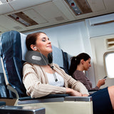 VITALmaxx Shiatsu-Nackenmassagegerät 2in1 kabellos für gezielte Massage und Wärme, ideal für Nacken und Schulter unterwegs im Flugzeug.