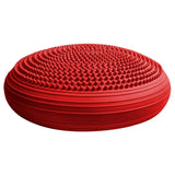 World Fitness Ballsitzkissen "Blowup" - Inkl. Pumpe - Ø 33 cm - Rot, ergonomisch, rutschfest und mit Massage-Noppenstruktur.