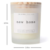 Luma Lab Series Duftkerze Mood "New Home" mit veganem Sojawachs und frischem, warmem Duft für gemütliche Wohnatmosphäre.