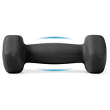 #DoYourSports Hantelset Gusseisen mit Neoprenbeschichtung 2er-Set 5 kg robustes, rutschfestes Krafttraining-Zubehör