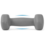 #DoYourSports Hantelset Gusseisen mit Neoprenbeschichtung 4 kg, robust, rutschfest, ideales Gewicht für Krafttraining und Workout zu Hause.