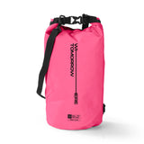 Where Tomorrow Dry Bag 10L - Style 02 - Pink, wasserdichter Rucksack mit Rolltop, verstellbarem Gurt und robustem Verschluss für Outdoor-Abenteuer.