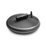 World Fitness Ballsitzkissen "Blowup" - Inkl. Pumpe - Ø 33 cm - Schwarz mit Noppen für ergonomisches Sitzen und Balance-Training