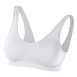 SLIMmaxx Super-BH - 6er-Set - 36/38 (M) ohne Verschlüsse, nahtlos, extra breite Träger, weich und flexibel in Weiß.