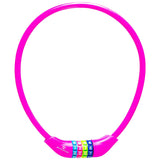 #DoYourFitness Fahrradschloss »Protector« pink mit 4-stelligem Zahlenschloss, 60 cm lang, 3mm Stahl mit Kunststoffummantelung.