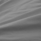 LUMALAND Premium Bettwäsche Everyday in Cool Grey, weiche Polycotton Qualität, 155x200 cm & Kissenbezug 80x80 cm.