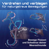 cbionic Flexibles Klemmbaustein-System - 2-in-1 Seepferdchen oder Fisch mit biegsamen, naturgetreuen Bewegungen entdecken.