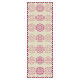 Yogamatte Ravana 183x61x0,4 cm von #DoYourYoga mit Tribal-Design, rutschfest und hautfreundlich für Yoga und Pilates.
