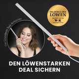 MY BEAUTY LIGHT® Glamour Edition 5-in-1 LED-Spiegelleuchte simuliert Tageslicht für perfektes Make-Up und gleichmäßige Ausleuchtung des Gesichts.