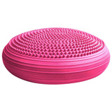 World Fitness Ballsitzkissen "Blowup" - Inkl. Pumpe - Ø 33 cm - Pink mit Noppen für ergonomisches und komfortables Sitzen.