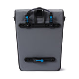 #DoYourSports Wasserdichte Fahrradtasche Roll-Top 21 L Grau mit 3-in-1 Nutzung, reflektierend, schnell verbindbar, robust und wetterfest.