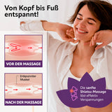 VITALmaxx Shiatsu-Massagegerät mit Knet- & Druckmassage, Wärme & Halteschlaufen entspannt Muskeln effektiv von Kopf bis Fuß.