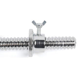 #DoYourFitness Langhantel-Stange 120 cm aus robustem Gusseisen mit Schraubverschluss für sicheres Krafttraining.