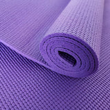#DoYourYoga Fitnessmatte Yogamatte "Annapurna Comfort" 183x61 violett, rutschfest, weich, pflegeleicht, ideal für Pilates und Workouts.