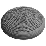 World Fitness Ballsitzkissen "Blowup" - Inkl. Pumpe - Ø 33 cm - Space Grau mit Massage-Noppen für ergonomisches Sitzen und Balance-Training.