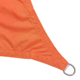 LUMALAND Sonnensegel Polyester - Rechteck 2 x 4 Meter - Orange mit stabilem Ring und doppelt vernähtem, reißfestem Material